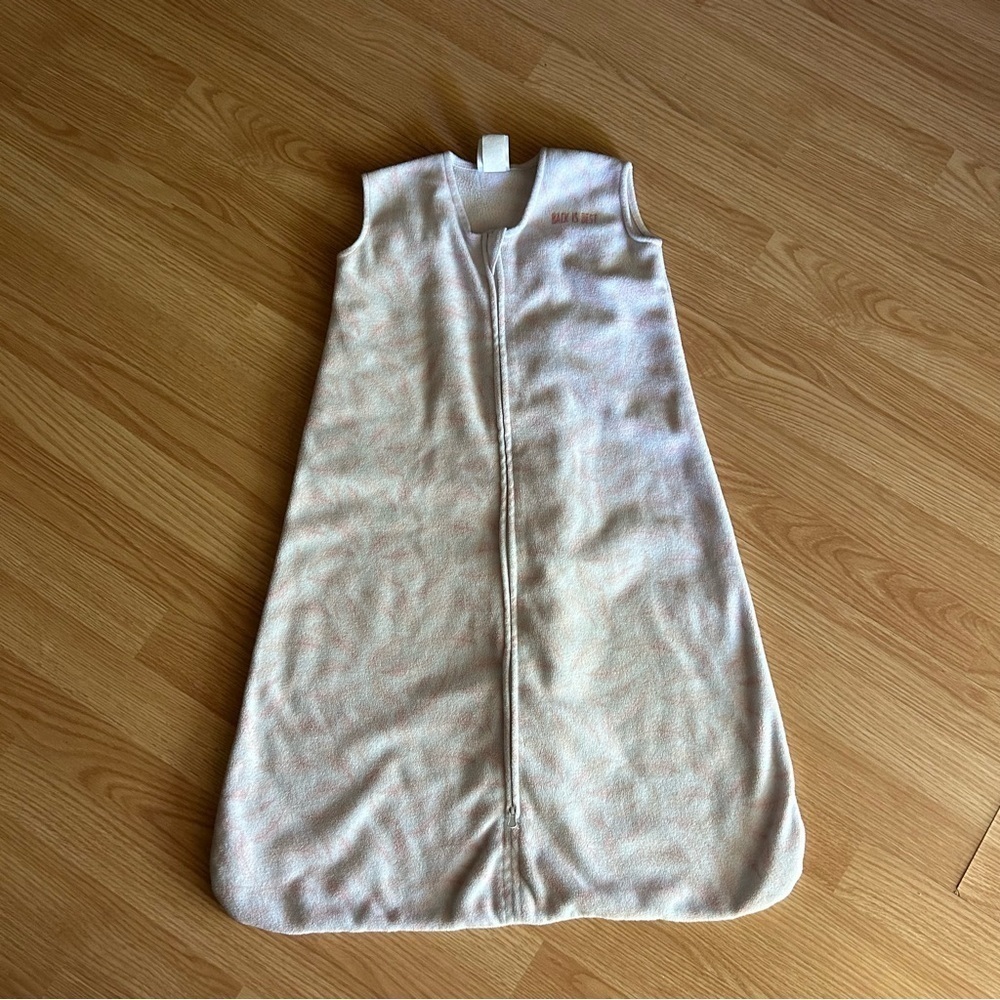 Halo Sleep Sack Light Pink ‘Back is Best’ Size Large 12-18 mos 22-28 lbs